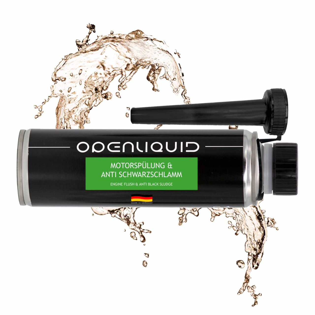 Motorspülung & Anti Schwarzschlamm - Motor Reiniger Additiv für Auto